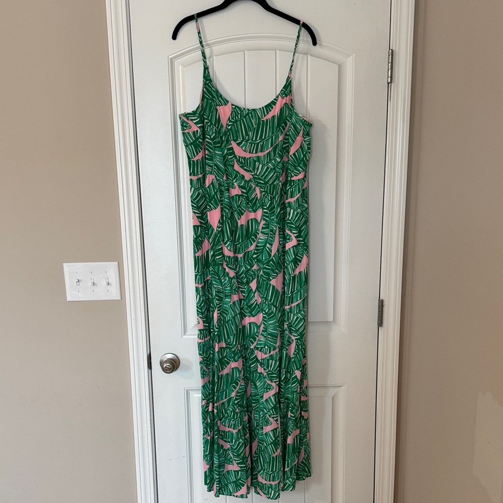 Lilly Pulitzer Teresa Maxi Dress Let’s go Bananas Size XL